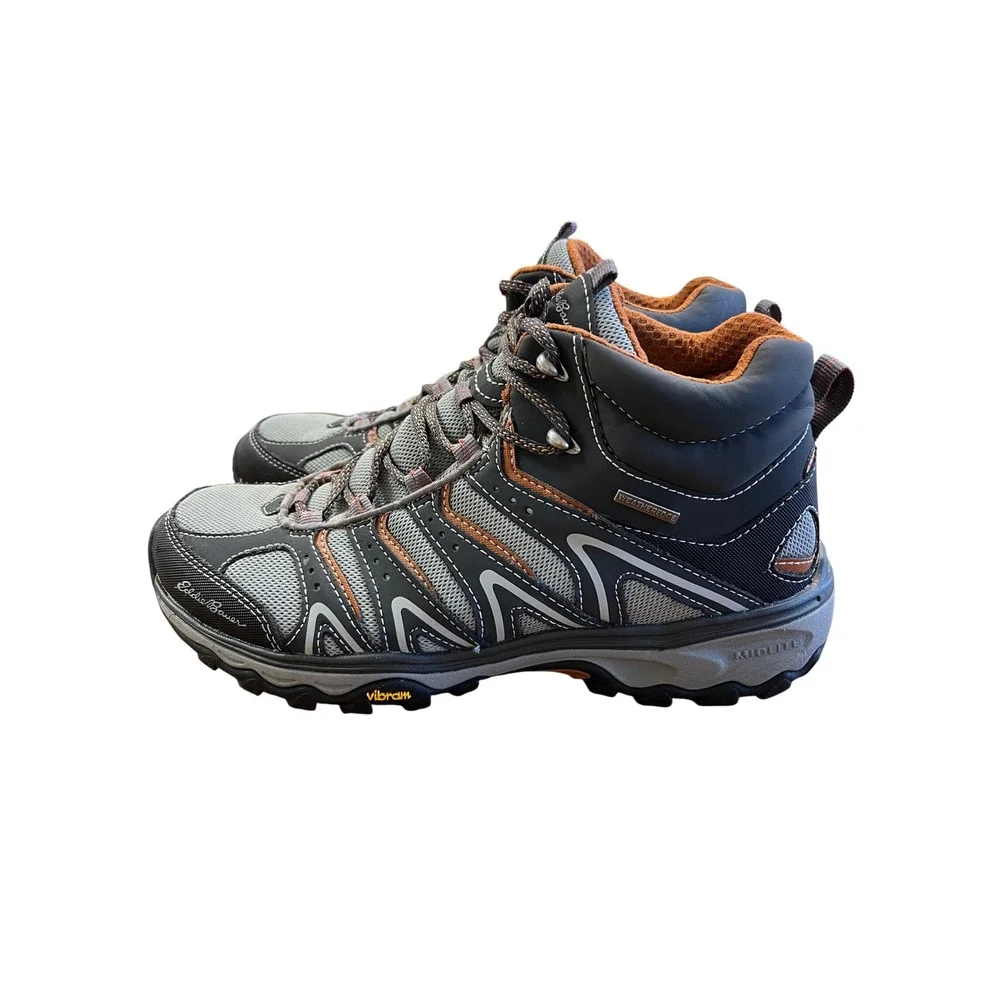 EDDIE BAUER Lukla Mid Hiking Boots Mens 8.5 Camping Waterproof Vibram Gorpcore